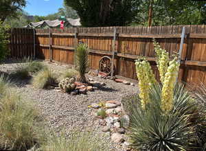 Native, easy care landscaping.