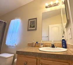 Master bathroom vanity