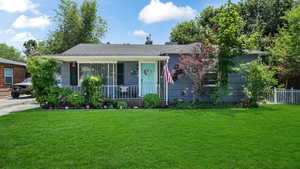 View of front of house featuring a porch