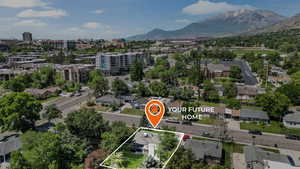 View of property location from the south looking towards BYU