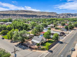 Drone / aerial view of mountains
