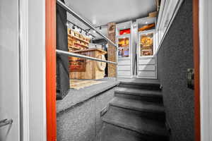 View of stairs