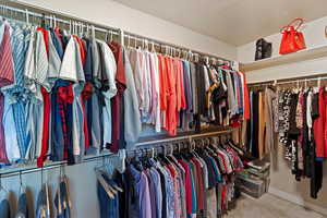 Incredible walk-in Primary Bedroom closet!