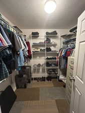 View of spacious closet