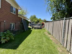 East View of yard side