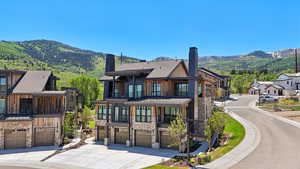Representative Nearby Completed Twin Home in White Pine Canyon Village