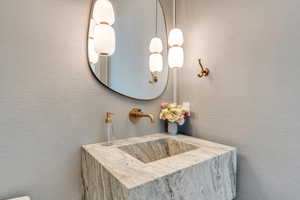 Bathroom featuring a sink