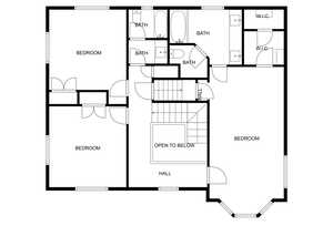 View of floor plan / room layout