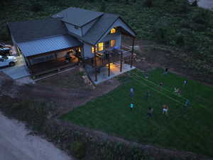 Aerial view of property and surrounding area