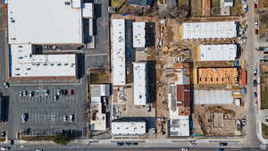 Aerial view of property and surrounding area