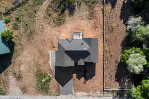 View from above of property