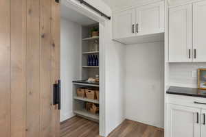 View of storage area