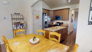 Dining area and Kitchen with Pantry
