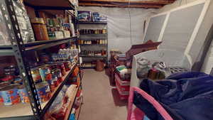 Currently storage, potential fourth bedroom