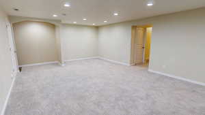 Basement living room