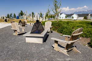 Fire pits around the neighborhood