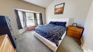 Spacious primary suite