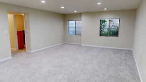 Basement living room