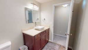 Basement bathroom
