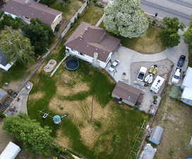 Aerial view of property's location