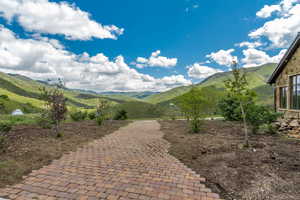 View of mountain backdrop
