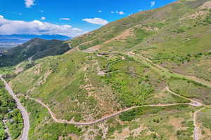 View of mountain background