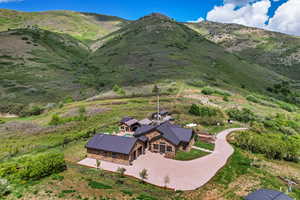 View of mountain backdrop
