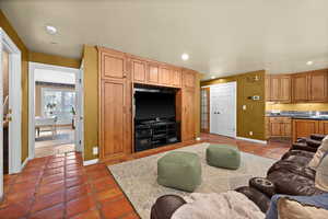 Family Room with 4 Theater Chairs