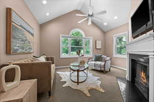 Living area attached to Owner's suite.