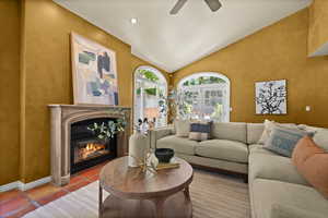 Family Room off of Kitchen and Theater Area