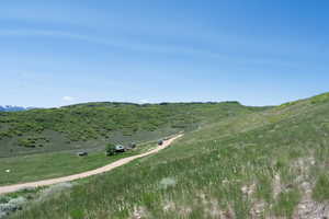 View of mountain background