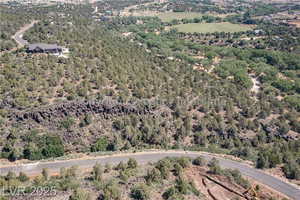 Aerial overview of property's location