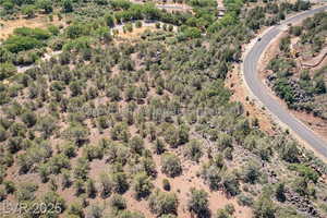 Aerial overview of property's location