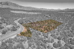 Drone / aerial view of mountains