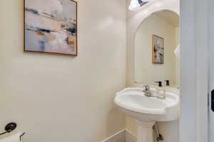 View of bathroom