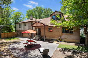 Backyard Patio, with Kitchen Sliding Door