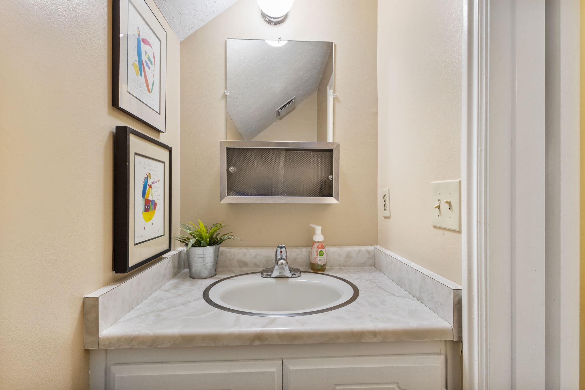 Upper Level Half Bathroom