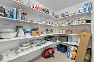 View of storage area