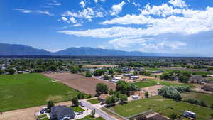 Bird's eye view of mountains