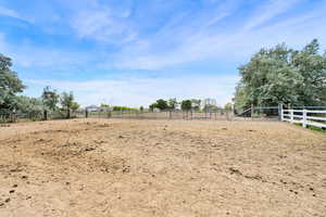 View of yard with a view of rural / pastoral area