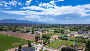 Bird's eye view of mountains