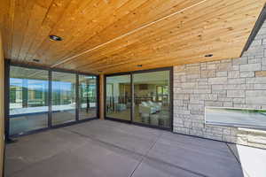 View of patio