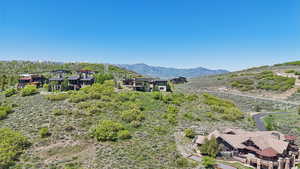 View of mountain background