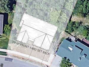 Map / location with property boundaries highlighted