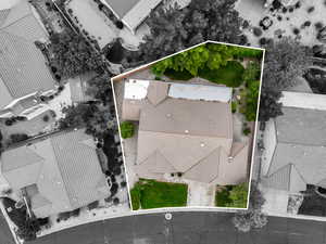 View of property location featuring property parcel outlined