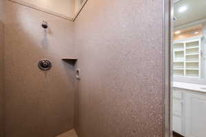 View of laundry area
