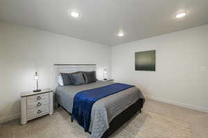 Basement bedroom