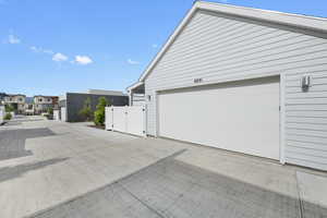 View from rear side of home and alley way