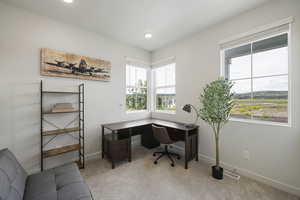 Front bedroom with unobstructed views of east mountains