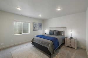 Basement bedroom
